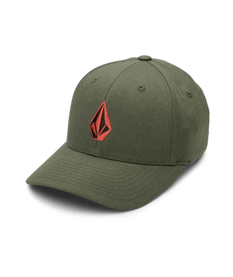 VOLCOM Boys Full Stone Flexfit Hat Military Boy's Hats Volcom 