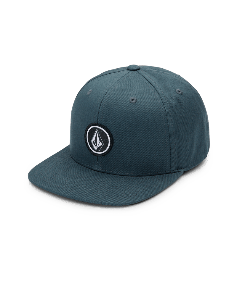 VOLCOM Boys Quarter Twill Snapback Hat Dark Slate Men's Hats Volcom 
