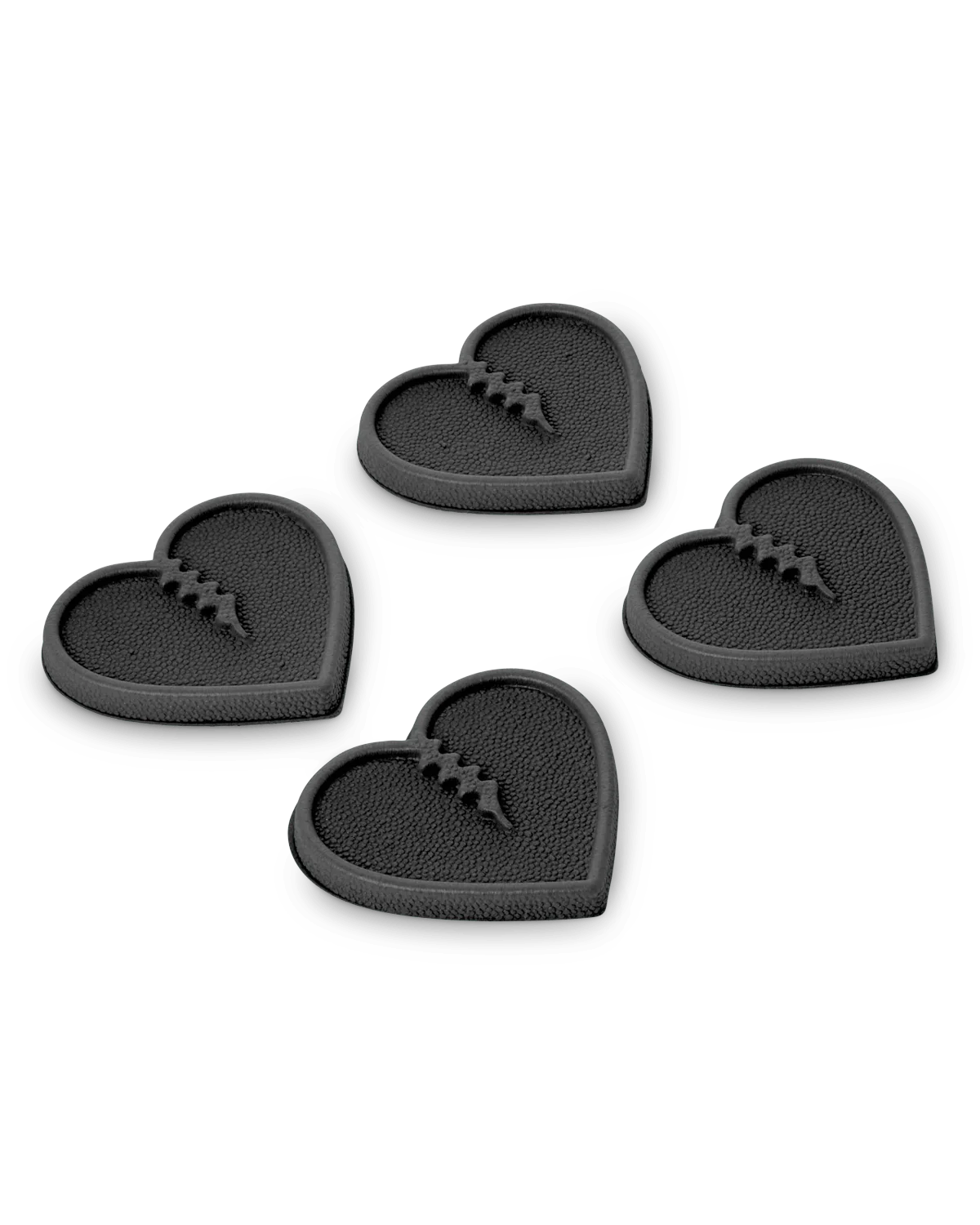 CRAB GRAB Mini Hearts Traction Pad Black Snowboard Stomp Pads Crab Grab 