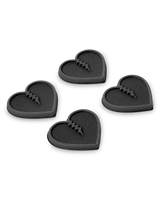 CRAB GRAB Mini Hearts Traction Pad Black Snowboard Stomp Pads Crab Grab 