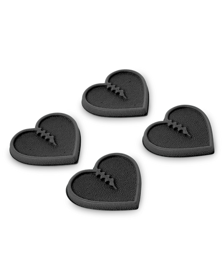 CRAB GRAB Mini Hearts Traction Pad Black Snowboard Stomp Pads Crab Grab 