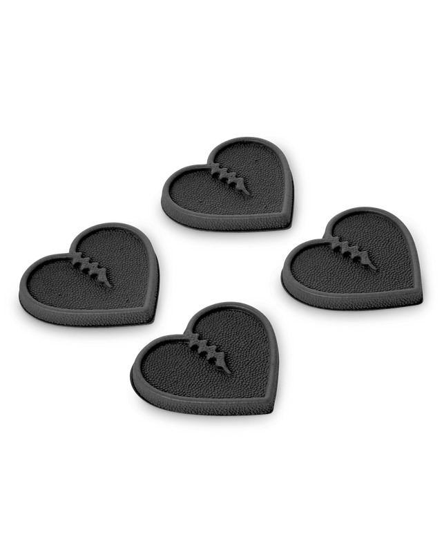 CRAB GRAB Mini Hearts Traction Pad Black Snowboard Stomp Pads Crab Grab 