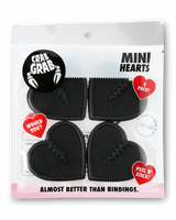 CRAB GRAB Mini Hearts Traction Pad Black Snowboard Stomp Pads Crab Grab 
