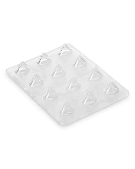 CRAB GRAB Mini Shark Teeth Traction Pad Clear Snowboard Stomp Pads Crab Grab 