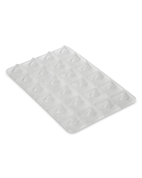 CRAB GRAB Shark Teeth Traction Pad Clear Snowboard Stomp Pads Crab Grab 