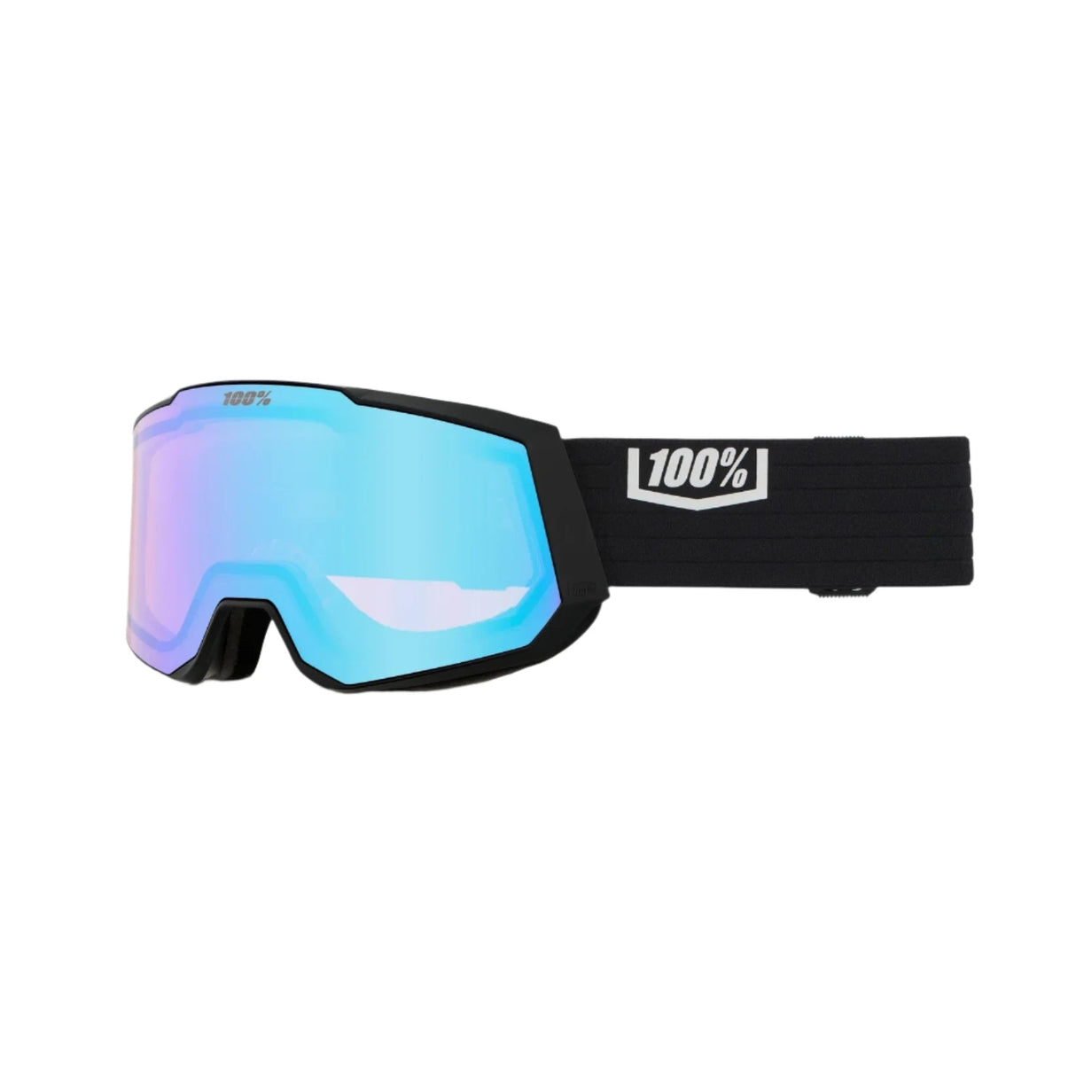100% Snowcraft XL Black - HiPER Red Mirror + HiPER Pink/Turquoise Mirror Snow Goggle Snow Goggles 100% 