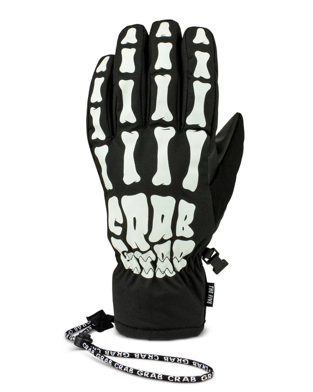 CRAB GRAB Five Glove Bones Men's Snow Gloves Crab Grab 