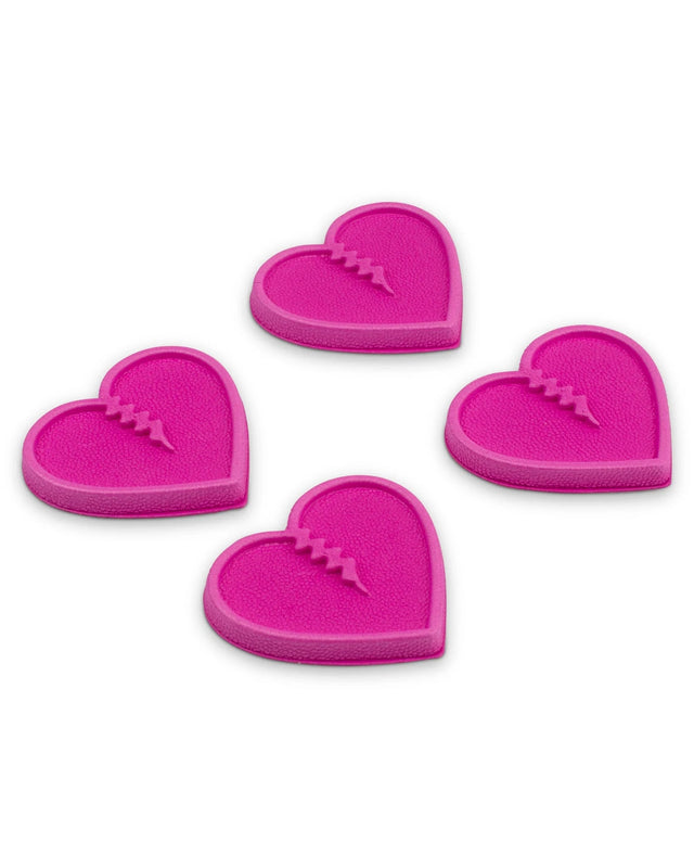 CRAB GRAB Mini Hearts Traction Pad Hot Pink Snowboard Stomp Pads Crab Grab 