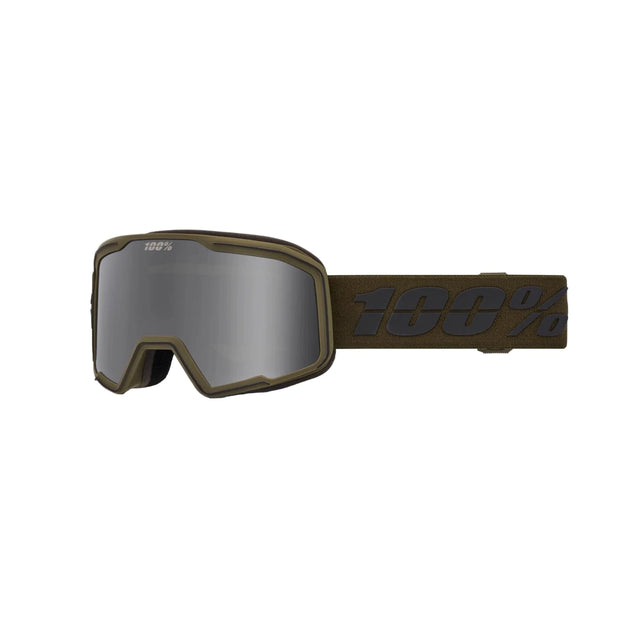 100% Valnor II Fatigue - Silver Mirror Snow Goggle Snow Goggles 100% 