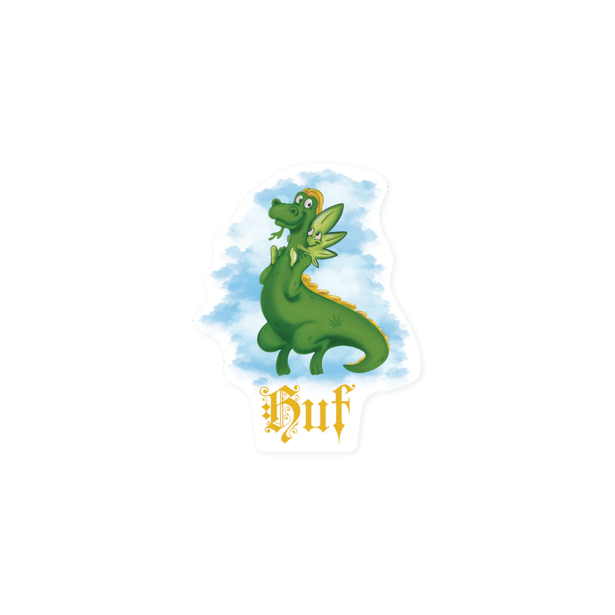 HUF Fairy Tale Sticker Green Stickers huf 