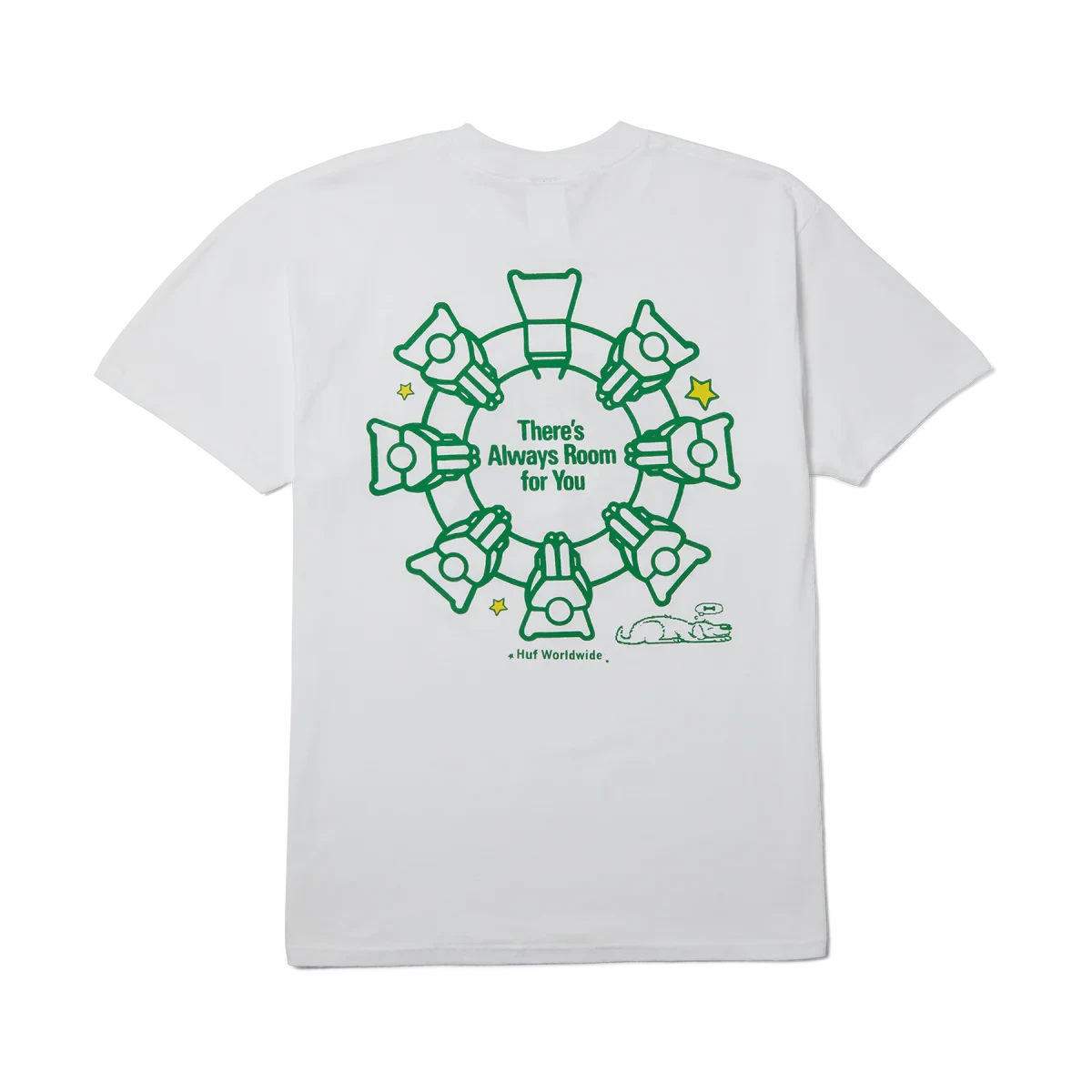 HUF Fantasies T-Shirt White Men's Short Sleeve T-Shirts Huf 