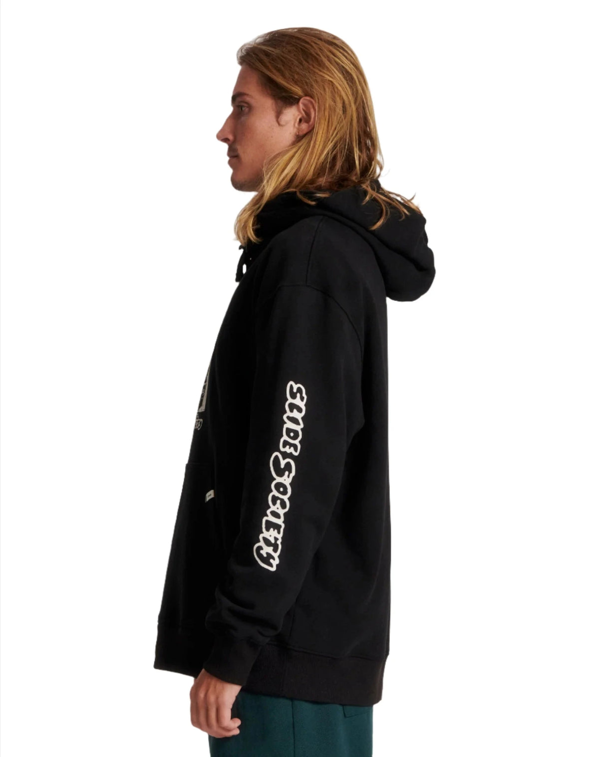 CRITICAL SLIDE Spinner Pullover Hoodie Vintage Black Men's Pullover Hoodies The Critical Slide Society 