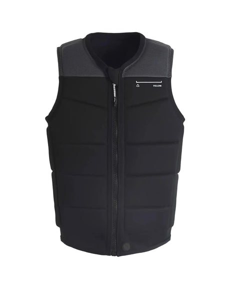 FOLLOW Section Impact Vest Black Men's Wake Vests Follow 