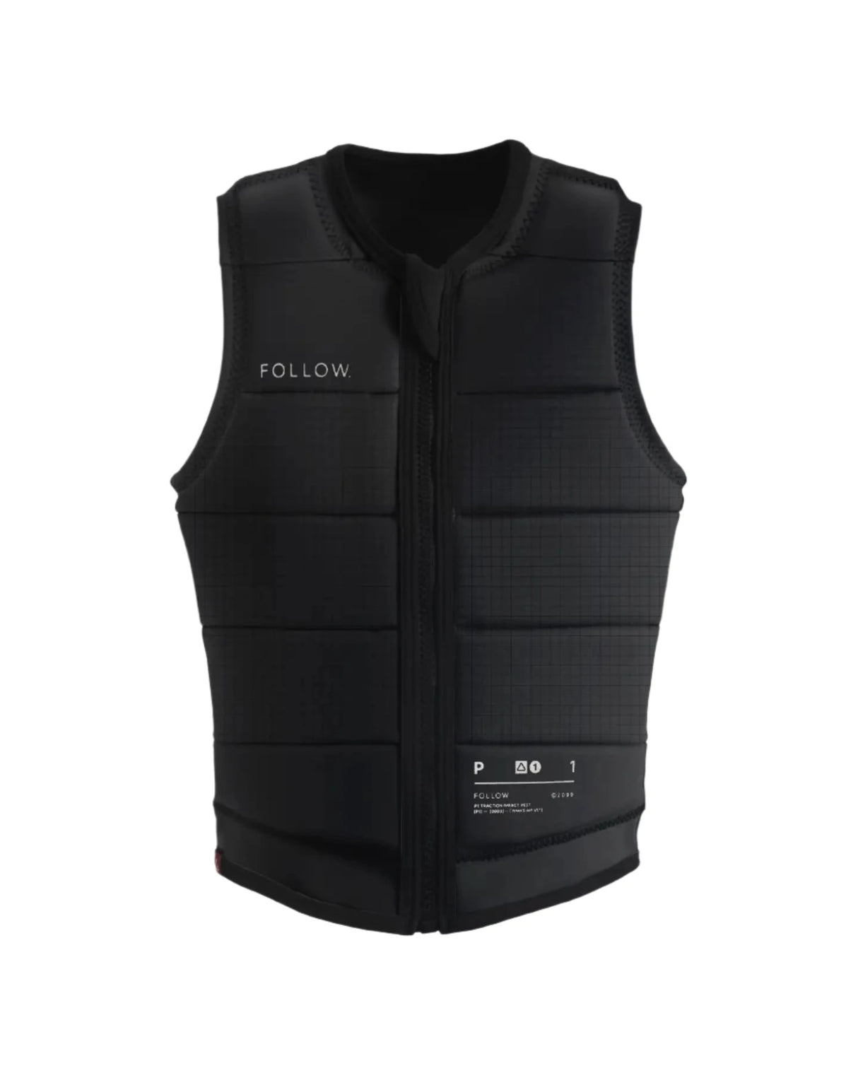 FOLLOW Women's P1 Traction Impact Vest Black Women's Wake Vests Follow 