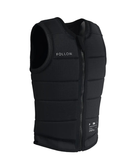 FOLLOW Women's P1 Traction Impact Vest Black Women's Wake Vests Follow 