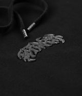 FORMER Puncture Metal Pullover Hoodie Washed Black Men's Pullover Hoodies Former 