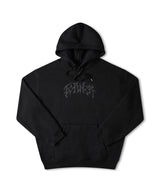 FORMER Puncture Satin Pullover Hoodie Black Men's Pullover Hoodies Former 