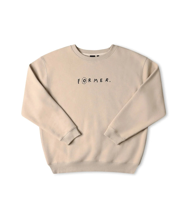 FORMER Skittish Crew Bone Men's Crewnecks Former 