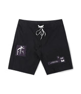FORMER Hush Patch 18" Trunk Boardshorts Black Men's Boardshorts Former 