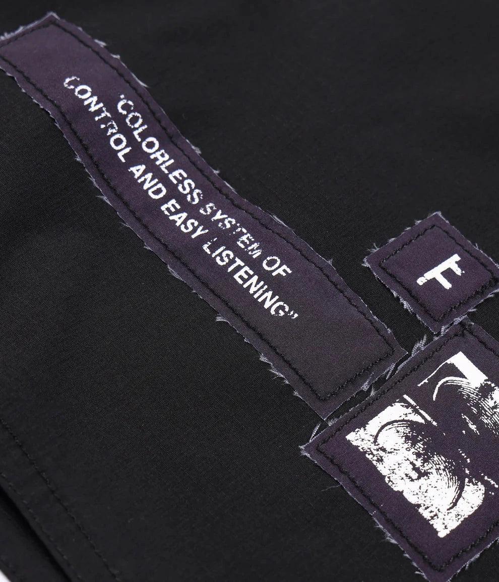 FORMER Hush Patch 18" Trunk Boardshorts Black Men's Boardshorts Former 