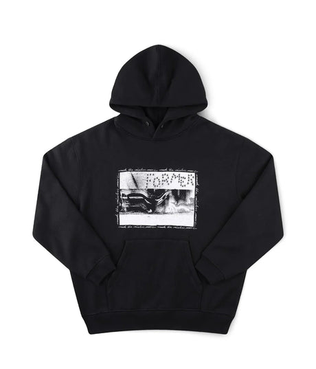 FORMER Establish Boxy Hoodie Black Men's Pullover Hoodies Former 
