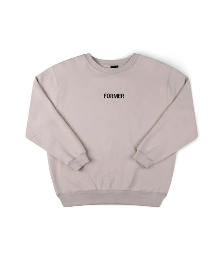 FORMER Legacy EMB Crew Grey Men's Crewnecks Former 