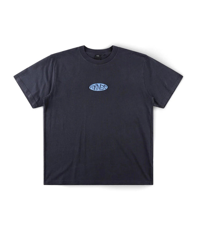 FORMER Slack T-Shirt Washed Black Men's Short Sleeve T-Shirts Former 