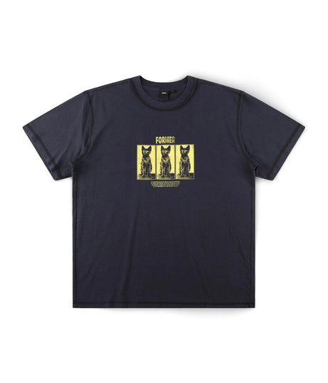 FORMER Vet T-Shirt Washed Black Men's Short Sleeve T-Shirts Former 