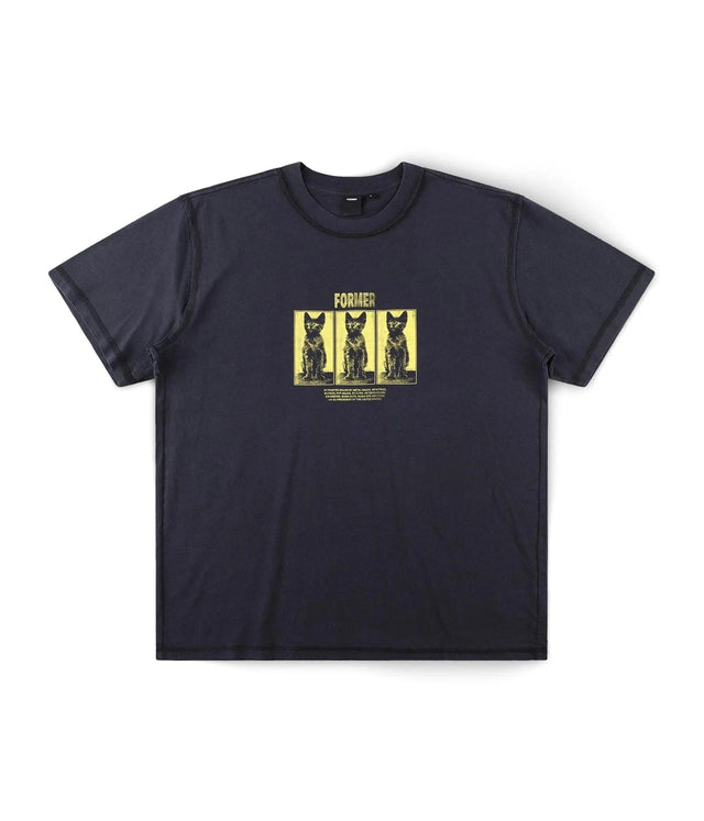 FORMER Vet T-Shirt Washed Black Men's Short Sleeve T-Shirts Former 