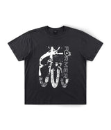 FORMER Sacrifice Shrunken T-Shirt Washed Black Men's Short Sleeve T-Shirts Former 