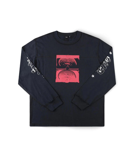 FORMER Immerse Long Sleeve T-Shirt Black Men's Long Sleeve T-Shirts Former 