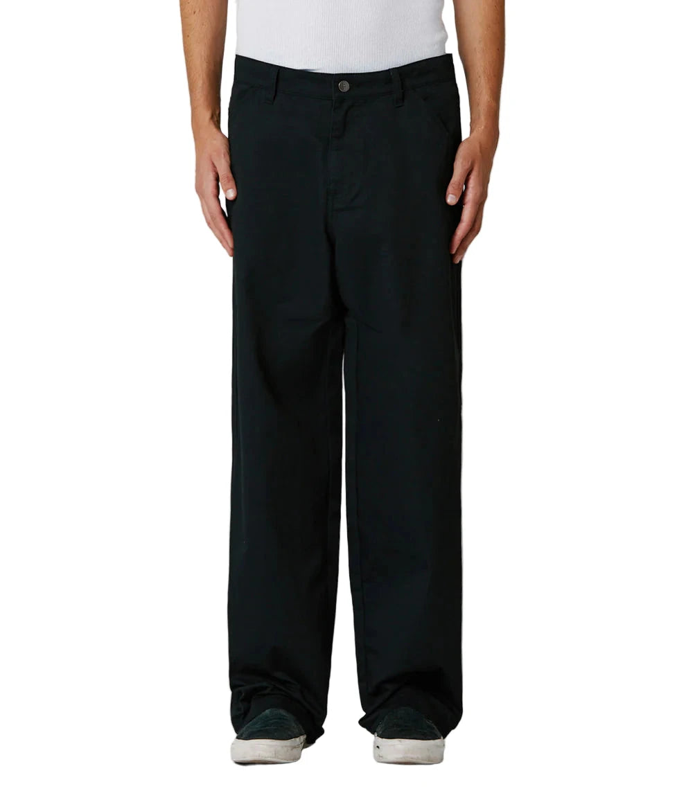 FORMER Reynolds Flatline Denim Work Pant Washed Black Men's Pants Former 