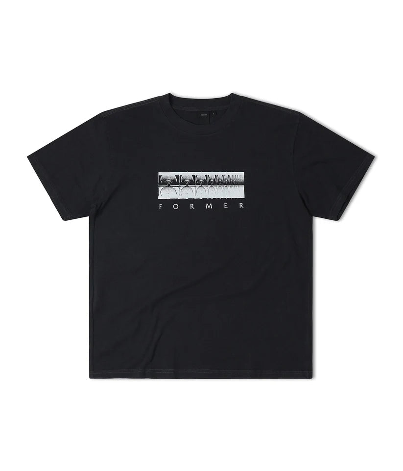 FORMER Crux Blur T-Shirt Black Men's Short Sleeve T-Shirts Former 