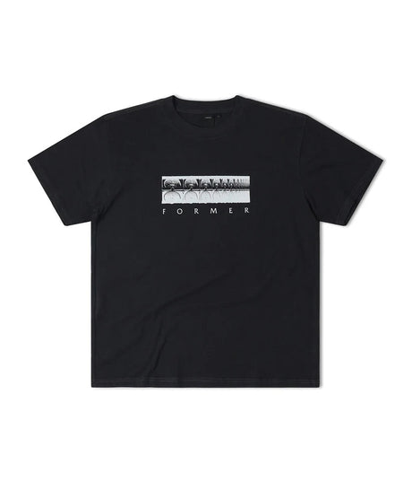 FORMER Crux Blur T-Shirt Black Men's Short Sleeve T-Shirts Former 