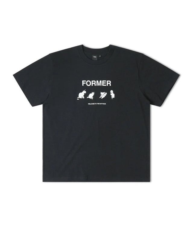 FORMER Kitty Litter T-Shirt Black Men's Short Sleeve T-Shirts Former 