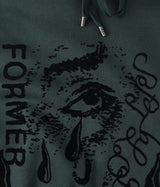 FORMER Weeping Organ Of Sight Hoodie Petrol Men's Pullover Hoodies Former 