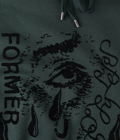 FORMER Weeping Organ Of Sight Hoodie Petrol Men's Pullover Hoodies Former 