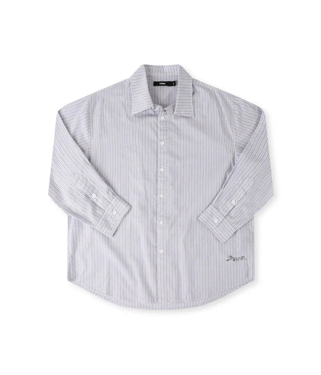 FORMER Vivian Weeping Long Sleeve Button Up Shirt White Men's Long Sleeve Button Up Shirts Former 