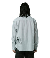 FORMER Vivian Weeping Long Sleeve Button Up Shirt White Men's Long Sleeve Button Up Shirts Former 