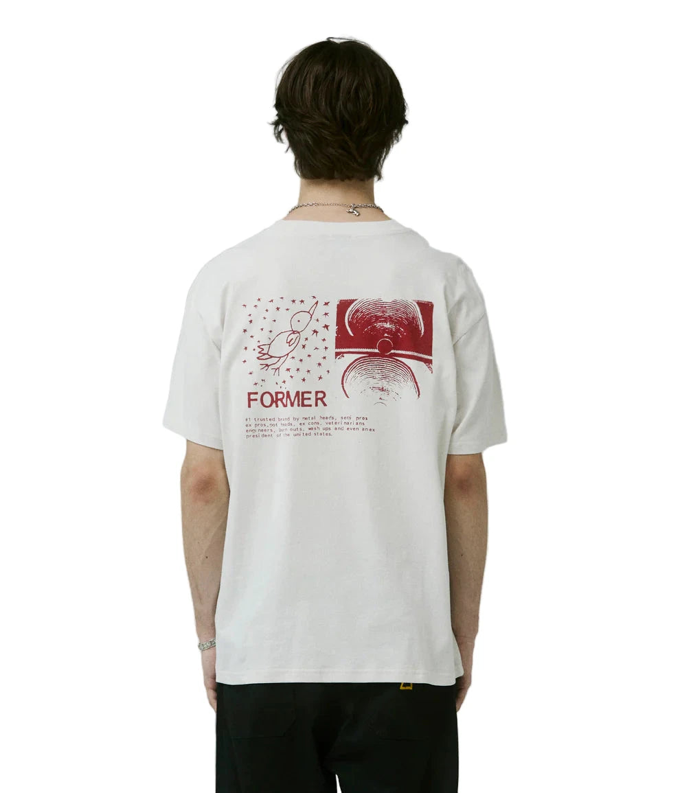 FORMER Free Crux T-Shirt Bone Men's Short Sleeve T-Shirts Former 