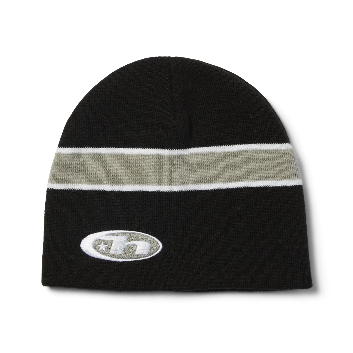 HUF Frequency Skull Beanie Black Men's Beanies Huf 