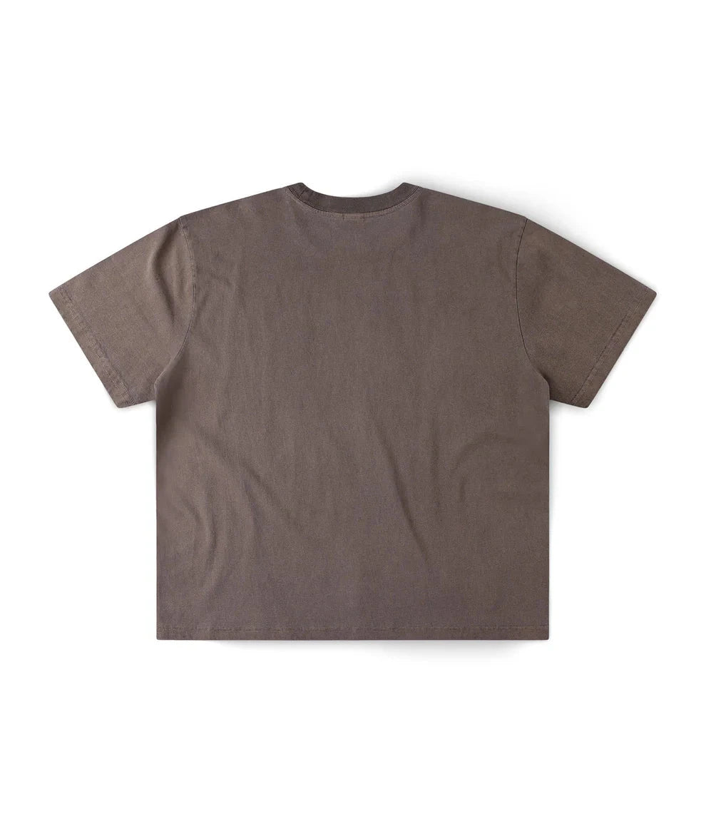 FORMER Ignite Boxy T-Shirt Washed Brown Men's Short Sleeve T-Shirts Former 