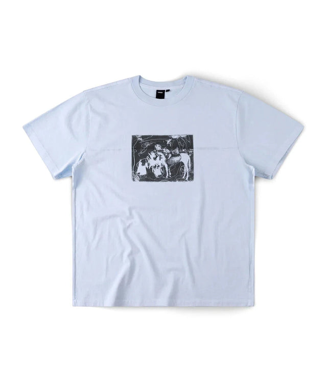 FORMER X-Ray T-Shirt Washed Sky Men's Short Sleeve T-Shirts Former 