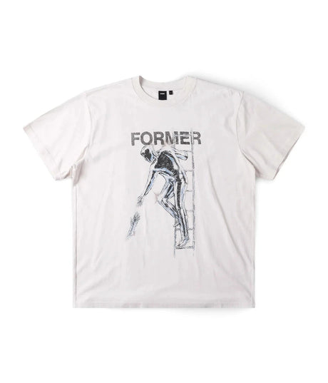 FORMER Grasp T-Shirt White Men's Short Sleeve T-Shirts Former 