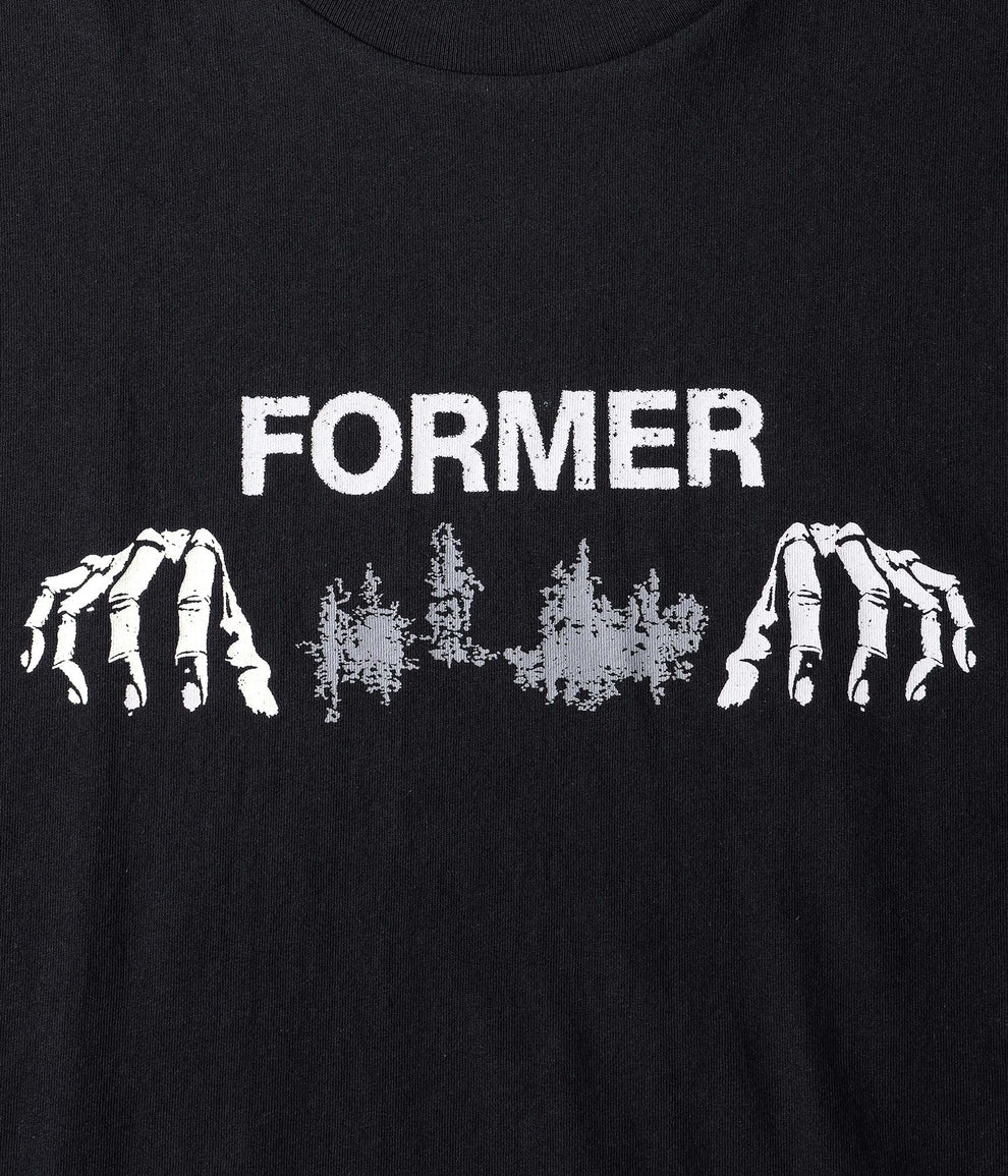 FORMER Engineered Long Sleeve T-Shirt Washed Black