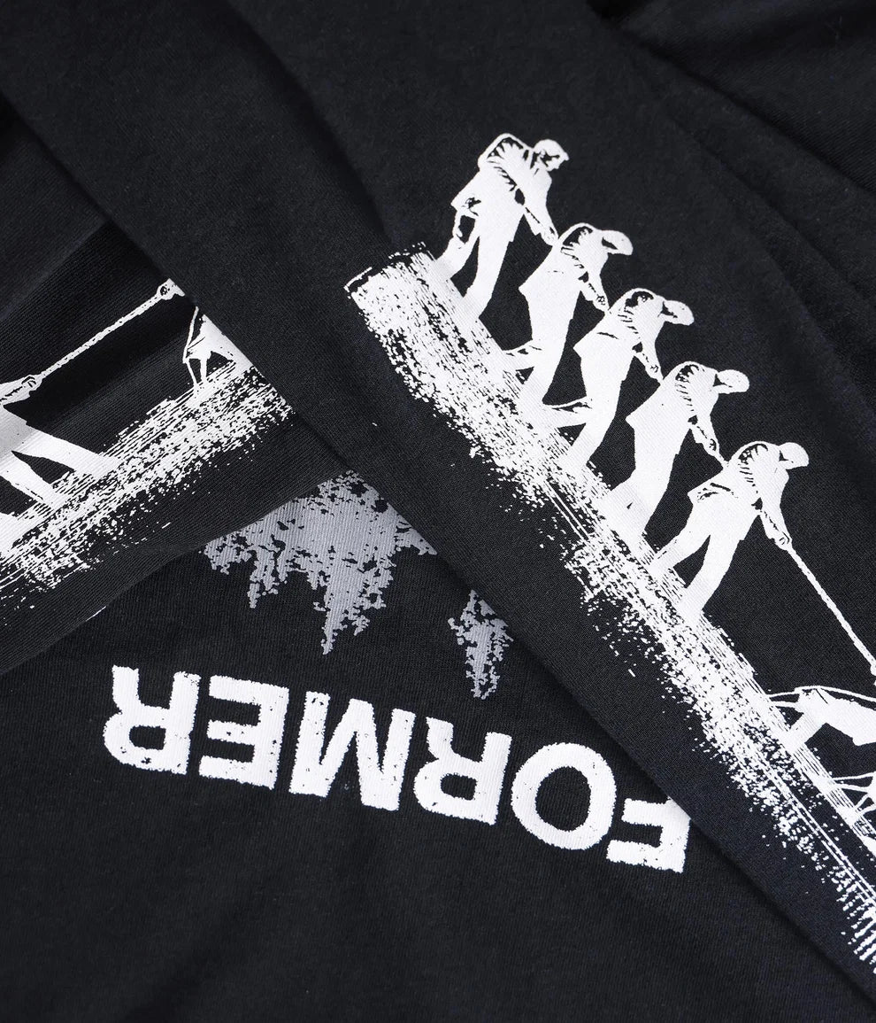 FORMER Engineered Long Sleeve T-Shirt Washed Black