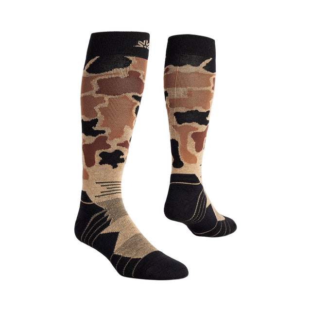 AUTUMN Service Snow Socks Duck Camo Sand Men's Snowboard Socks Autumn 