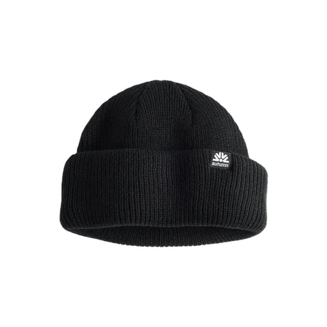 AUTUMN Double Roll Beanie Black Men's Beanies Autumn 