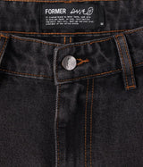 FORMER DxD Reynolds 21" Denim Walkshort Washed Black Men's Walkshorts Former 