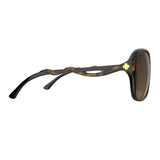 SPY Fiona Honey Tort Black - Happy Brown Fade Sunglasses Sunglasses Spy 